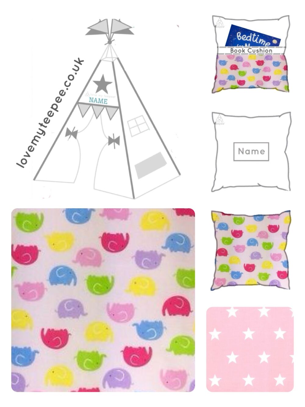 nursery elephant childrens teepee