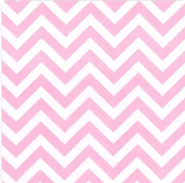 Handmade kids teepee tent in pink chevron and star print fabric - play tent for girls' bedroom, nursery, or playroom, UK made.