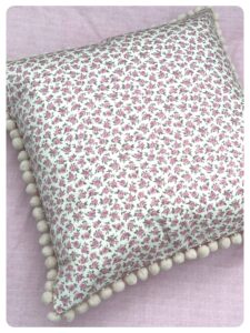 large floor cushion floral fabrics
